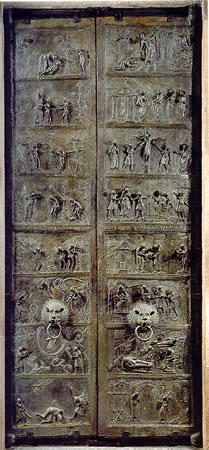 Puertas de bronce llamadas de San Bernardo