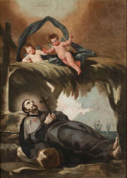 Goya. La muerte de San Francisco Javier. Hacia 1771-74
