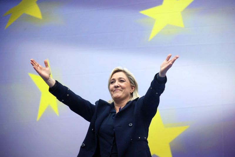 With her key political opponents in disarray, Marine Le Pen only has to reap the whirlwind. Credit Kenzo Tribouillard/Agence France-Presse — Getty Images