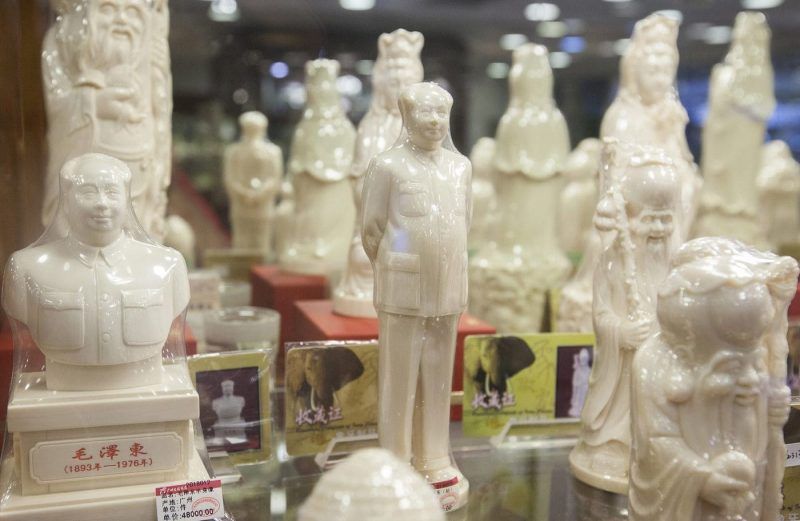 Today's poaching problem has its roots in East Asia, where there is still a strong demand for and an active trade in new ivory objects. (STR / EPA)