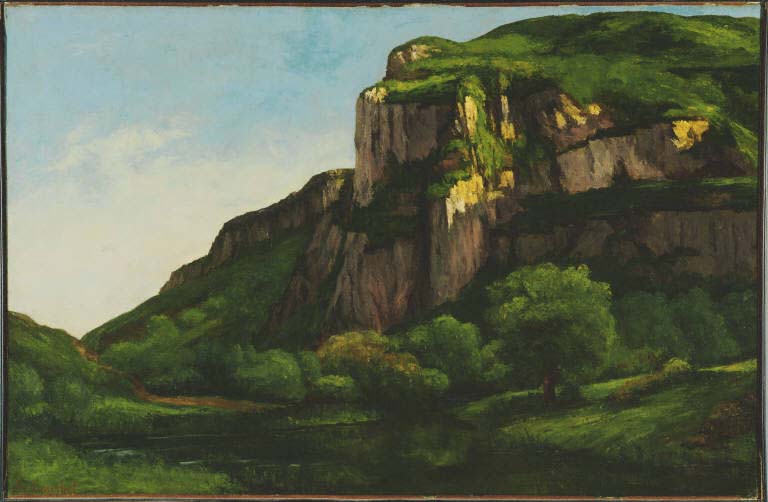 Rocks at Mouthier Gustave Courbet 1819-1877