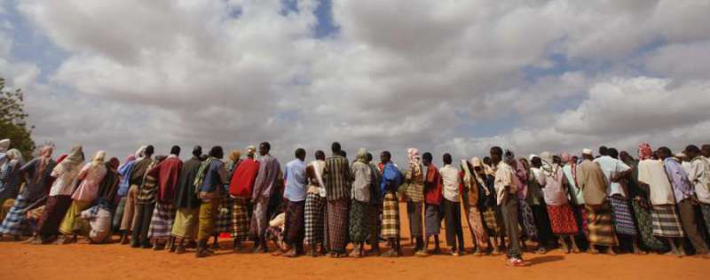 Des réfugiés au camp de Dadaab. © DAI KUROKAWA