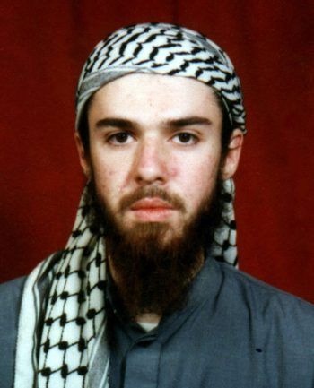 John Walker Lindh, in a photo taken while he was studying at a madrasa in Pakistan, before he joined the Afghan Army in 2001. Associated Press