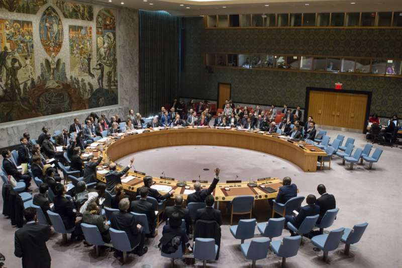 The United Nations Security Council voting on a draft resolution to impose an arms embargo and sanctions against South Sudan last month. Manuel Elias/Agence France-Presse — Getty Images