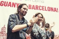 With the likes of Pablo Iglesias and Ada Colau coming to power in Spain, we are witnessing the rise of the ‘post-representatives’. Barcelona En Comú/flickr, CC BY-SA