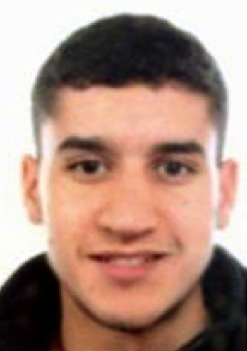 Younes Abouyaaqoub, one of the suspects of the Barcelona and Cambrils attacks. Photograph: -/AFP/Getty Images