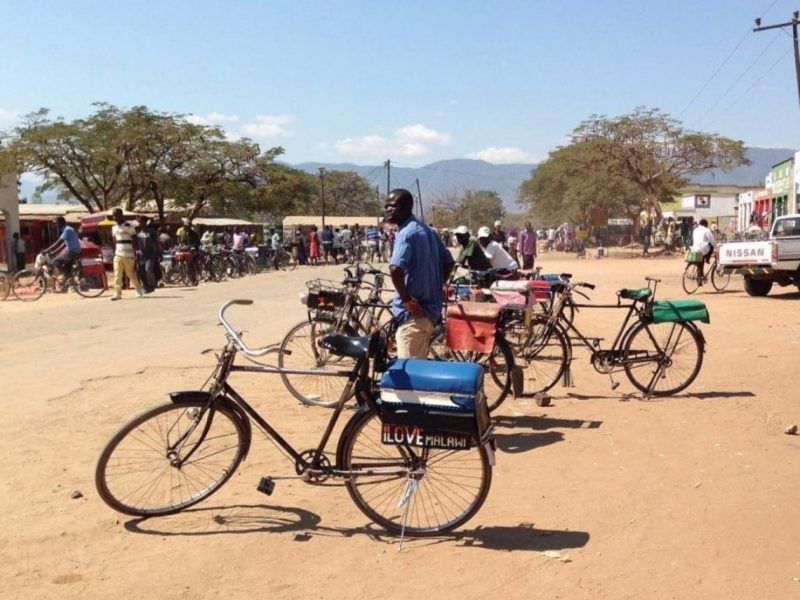 Bike taxi operators wait for work in Liwonde, Malawi, in August 2016. (Kim Yi Dionne/The Monkey Cage)