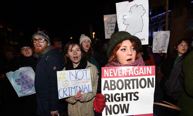 ‘Women in Northern Ireland should not have to cross the Irish Sea to access medical care that is their right.’ Photograph: Charles McQuillan/Getty Images