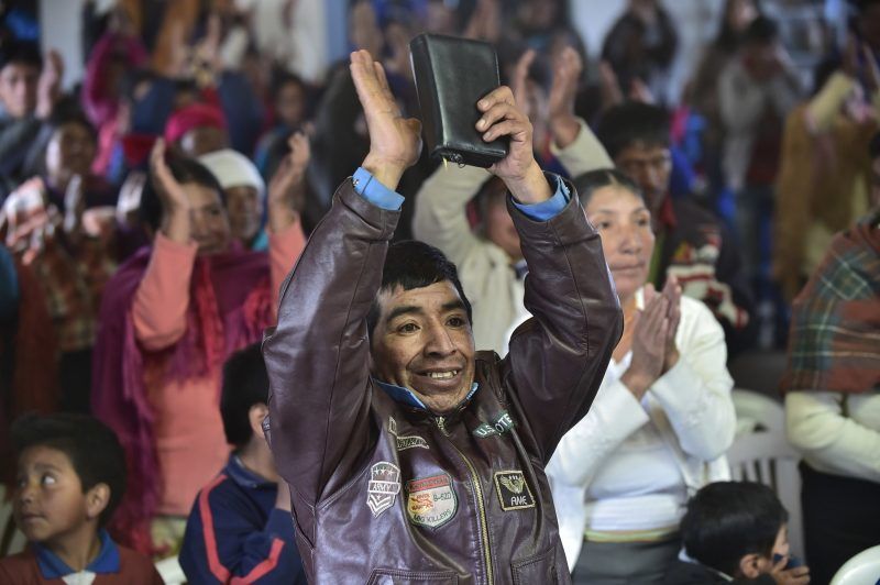 Ecuadoreans at an evangelical church. Evangelicals today account for almost 20 percent of the population in Latin America. Credit Rodrigo Buendia/Agence France-Presse — Getty Images