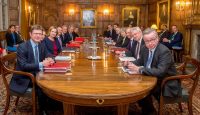 The ‘Brexit War Cabinet’ at Chequers. Photo: Getty Images.