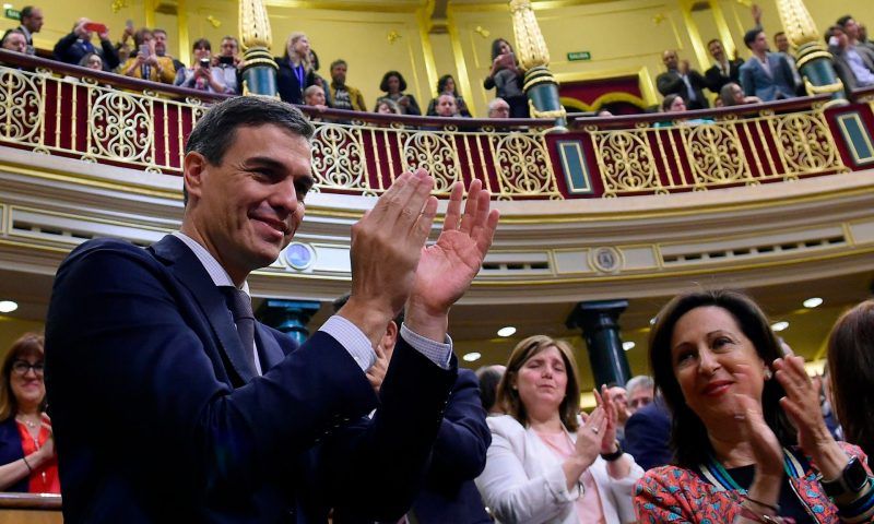 ‘Pedro Sánchez is the overnight sensation of European social democracy.’ Photograph: Pierre-Philippe Marcou/AFP/Getty Images
