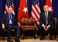 President Recep Tayyip Erdogan of Turkey met with President Trump last year in New York, as shown in a photo released by the Turkish government. Credit Kayhan Ozer/Anadolu Agency, via Getty Images
