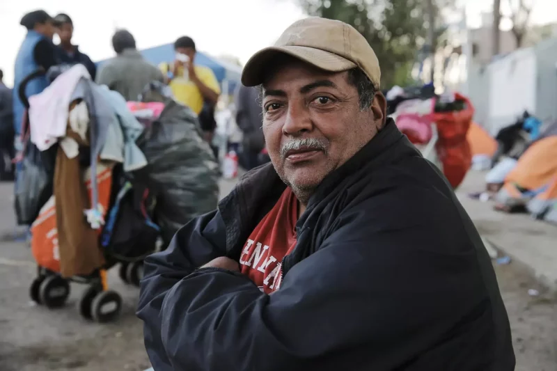 At 52, Nelson is older than many of the migrants on the long and arduous trip from Honduras. He said he has three children in Philadelphia and is legally allowed to enter the United States. But Nelson said he wanted to experience the solidarity of the caravan, so he was traveling with them. He will wait until the rest are able to cross, he said, before he does.