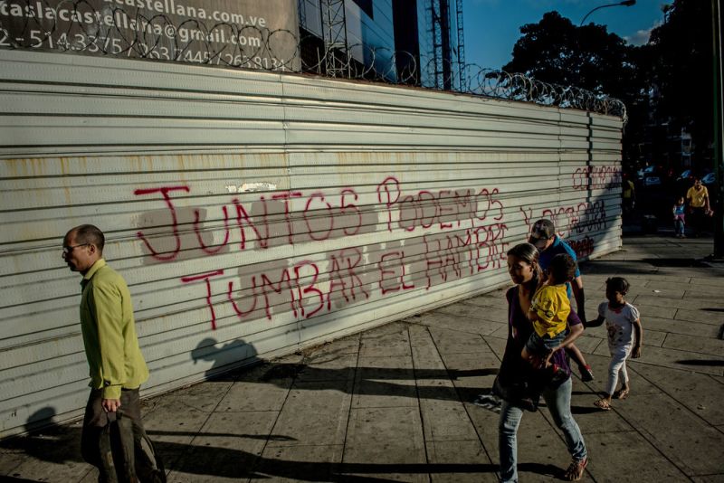 Caracas, febrero de 2019. Credit Meridith Kohut para The New York Times