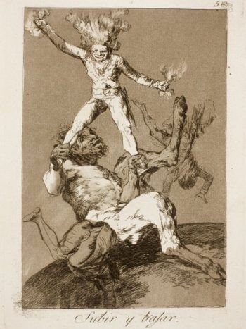 Subir y Bajar, obra de Goya