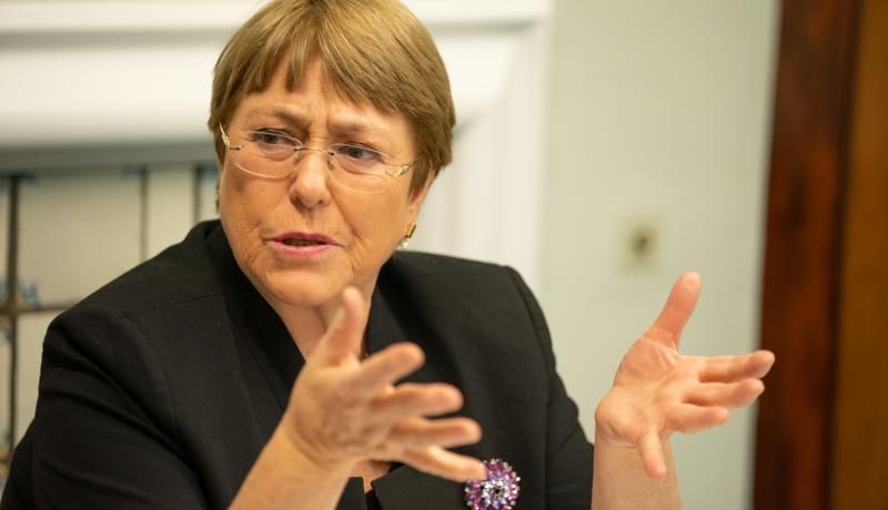 UN High Commissioner for Human Rights, Michelle Bachelet, the first woman to become president of Chile in 2006, talks about her experiences as a woman in politics and her work realising human rights around the world. Photo: Chatham House