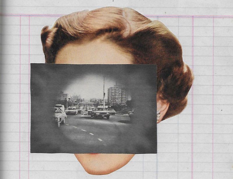 Luc Sante. Detail from collage, 2020