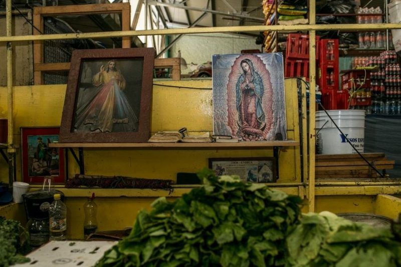 Many people in Mexico feel a sense of protection from the virus thanks to their strong religious beliefs.