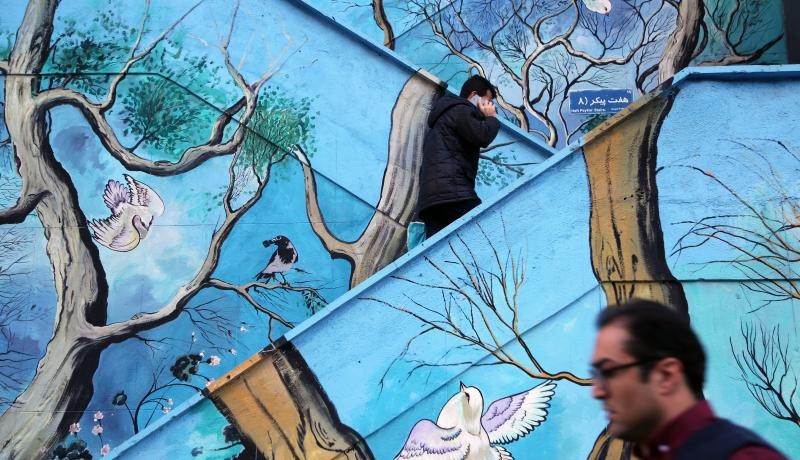  Painted stairs in Tehran, Iran symbolizing hope. Photo by Fatemeh Bahrami/Anadolu Agency/Getty Images. 