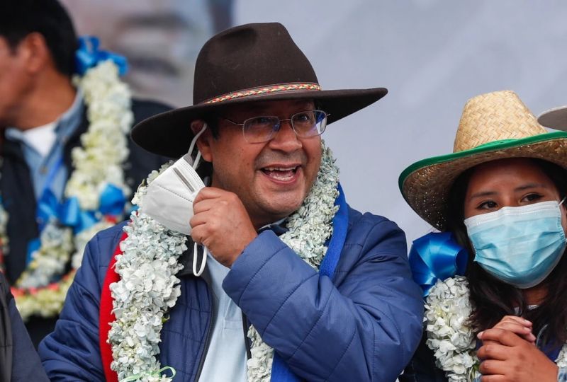 President-elect Luis Arce of Bolivia has committed to a return to stability and inclusion. Credit Juan Karita/Associated Press