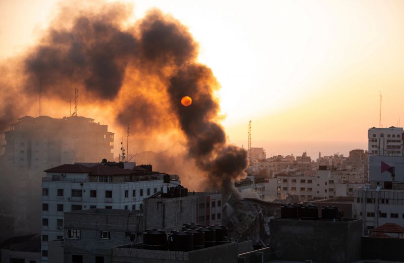 Gaza City, May 12. Credit Khalil Hamra/Associated Press
