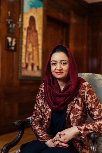 Ambassador Roya Rahmani. Credit Lexey Swall for The New York Times