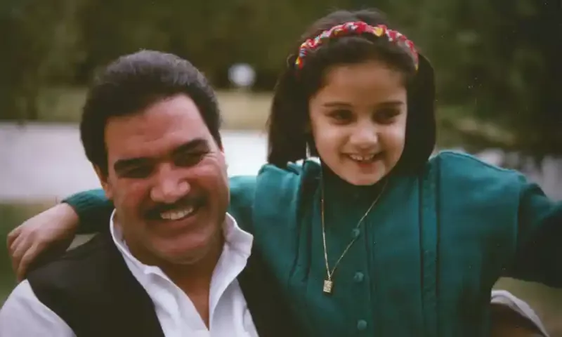 ‘Afghanistan and Afghans have always been misunderstood, but the tragedy of my country is one of geopolitics, not of genes.’ Former Afghan president Najibullah with his daughter, Muska, in Kabul, 1989. Photograph: Muska Najibullah