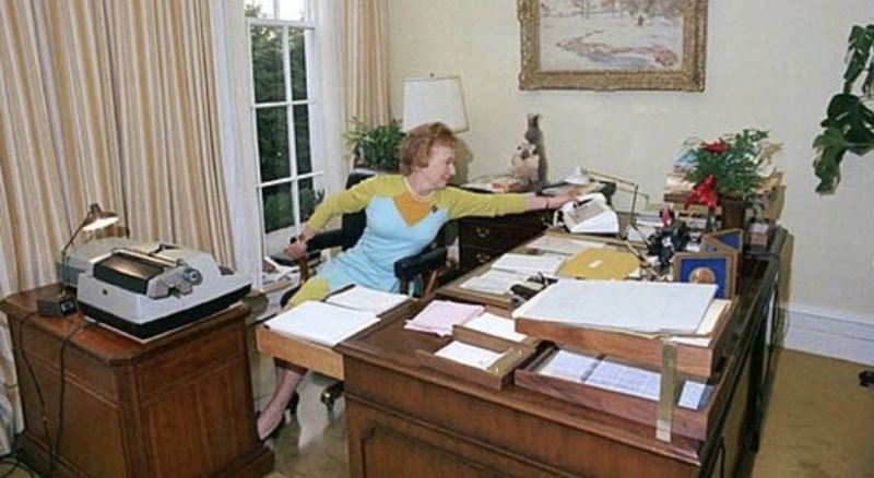 Rose Mary Woods, secretaria de Nixon.