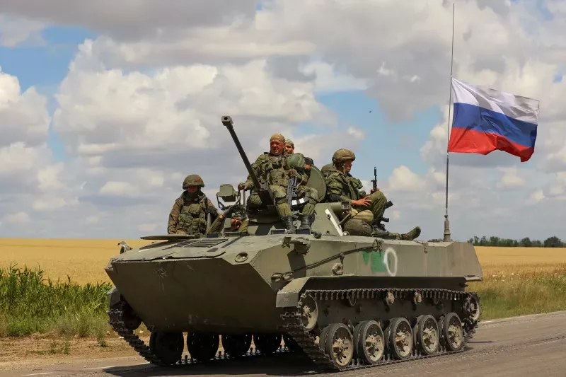 Russian troops in the Zaporizhzhia region, Ukraine, July 2022. Alexander Ermochenko