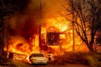 El incendio de Dixie en California fue el segundo incendio más grande en la historia del estado. Arrasó con más de 963.000 acres en 2021. Josh Edelson/Agence France-Presse — Getty Images