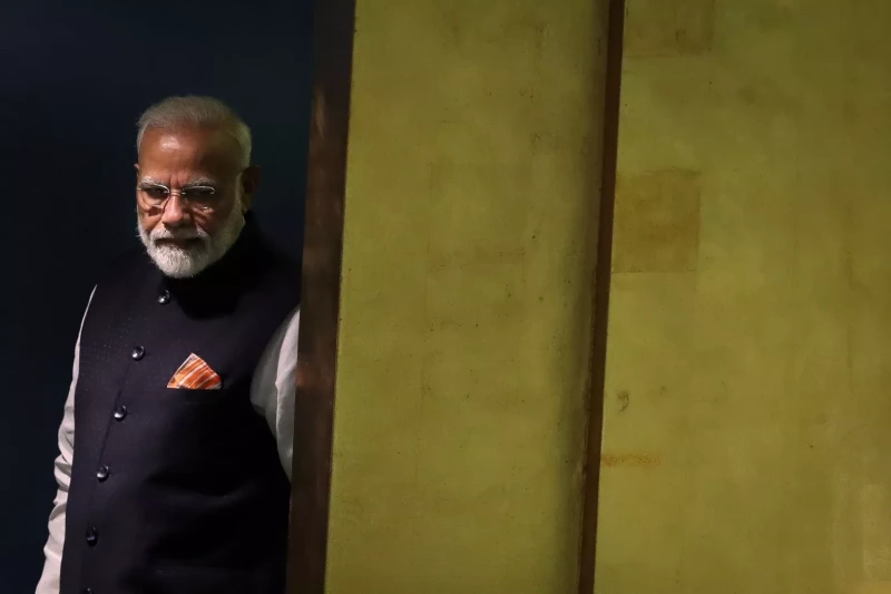  Prime Minister of India Narendra Modi arrives to address the United Nations General Assembly at UN headquarters on September 27, 2019 in New York City. 