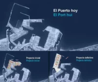 Ilustración de la ampliación norte del puerto de Valencia, cedida por la Autoridad Portuaria.
