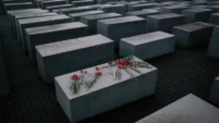Berlin's Holocaust Memorial, pictured on the 70th anniversary of the liberation of the Nazi Auschwitz death camp, in 2015. Markus Schreiber/AP/File